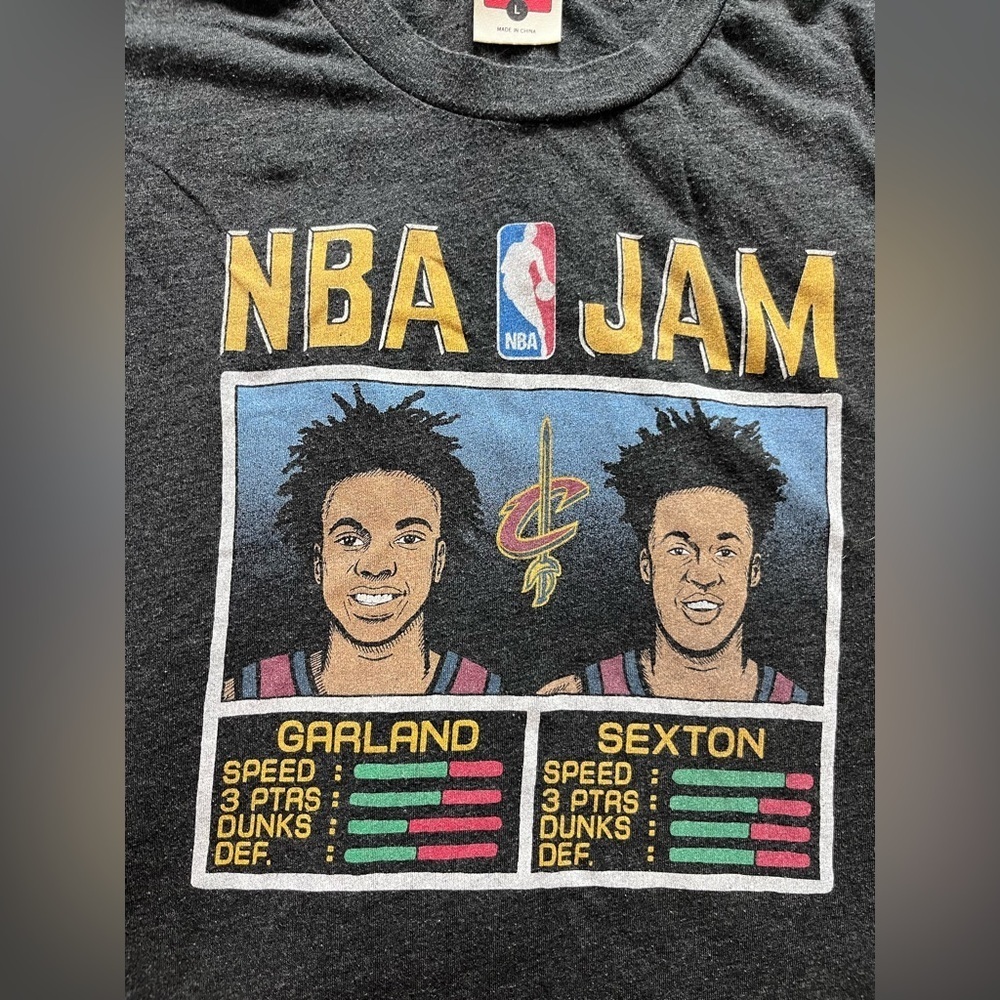 Homage NBA Jam Men’s Garland Sexton Tee, Size L - Picture 3 of 4